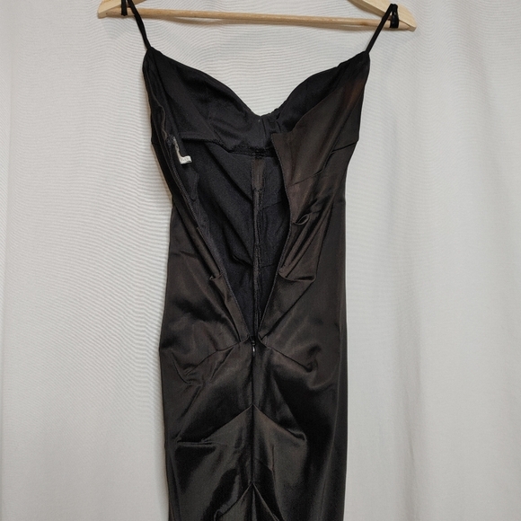 Cache‎ Vintage Strapless Mermaid Dress Stretch Fitted Crystal Embellishments 2 - Picture 16 of 16